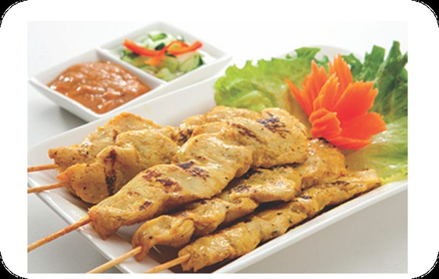 Satay Chicken (5 pcs).