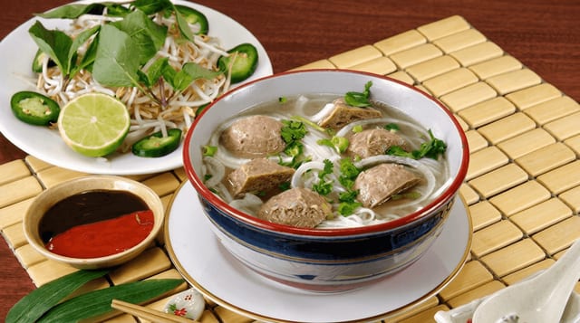 Beef Ball Noodle Soup (Pho).