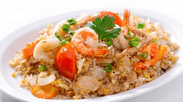 Yang Noodle House Spicy Fried Rice.
